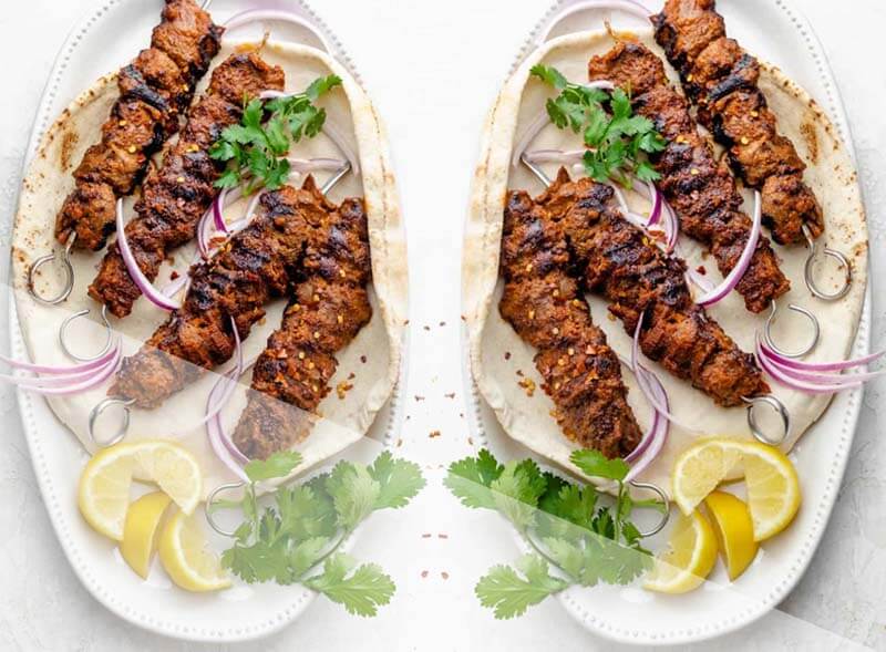 Beef Kebab Plate