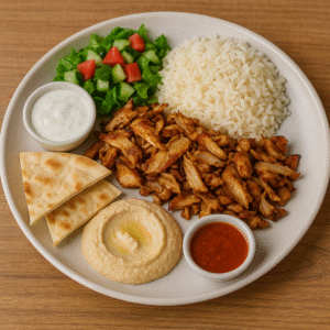CHICKEN SHAWARMA PLATE